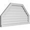 Ekena Millwork Octagonal Top Surface Mount PVC Gable Vent w/ 2"W x 2"P Brickmould Sill Frame, 42"W x 22"H GVPOT42X2203SF - alternate 4